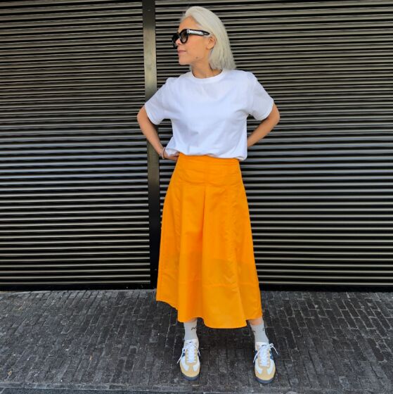 Copenhagen Muse Simi Skirt Fluo Orange