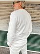 Wahts heren sweater Moore with pocket Off White