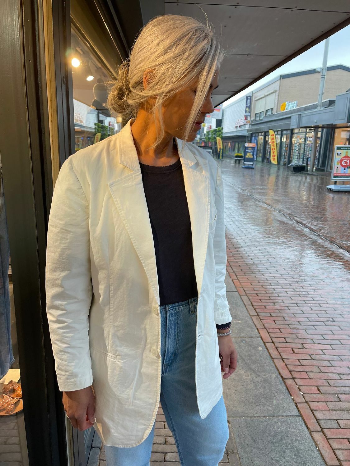 katoen Beschrijven iets Denham dames blazer Jamie Jacket wit online kopen bij No Sense. JAMIE  JACKET-WHITE | Where jeans meet fashion