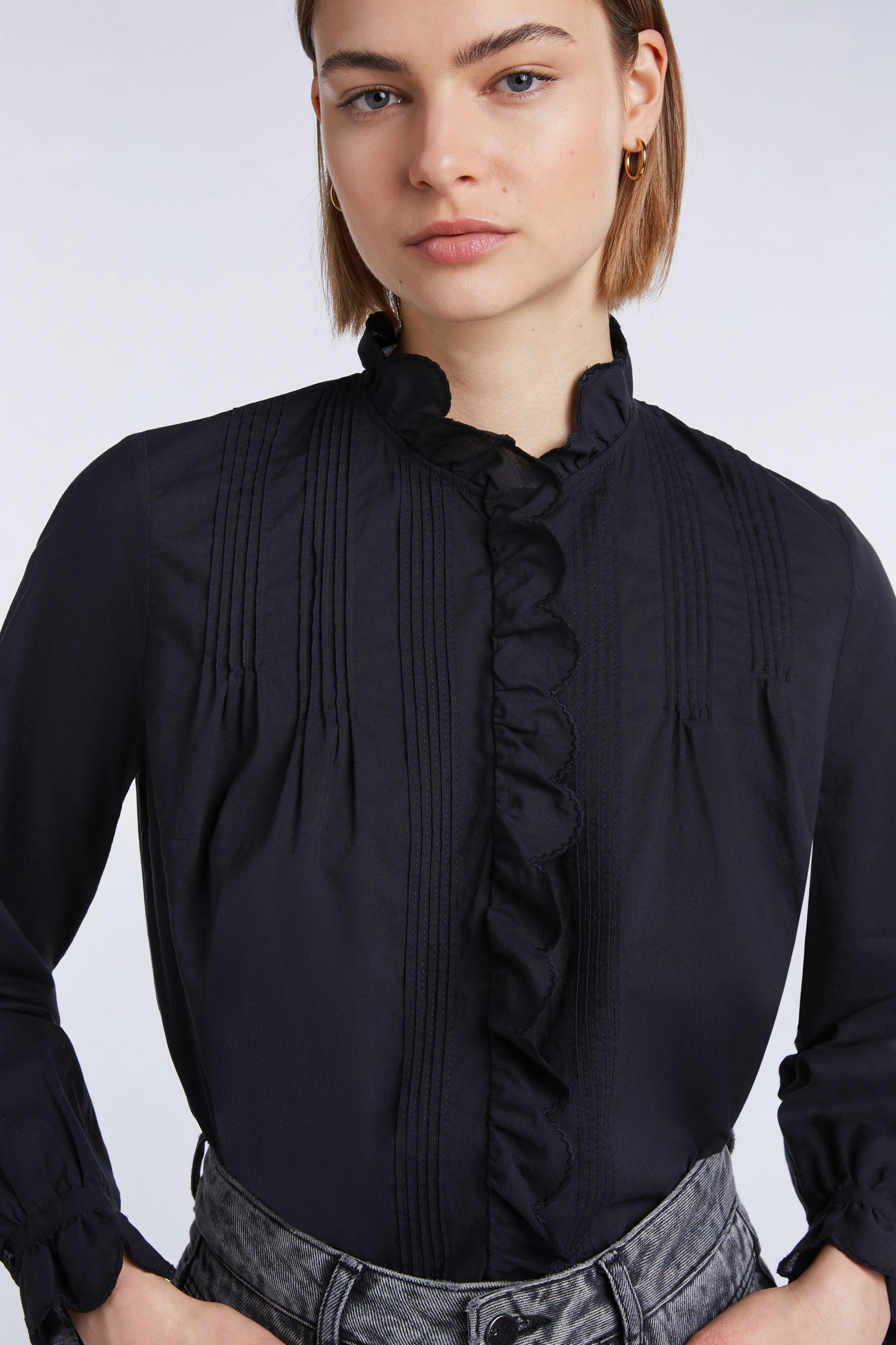 Claire prijs Regenjas Set dames blouse 71040 zwart online kopen bij No Sense. 71040-9990 | Where  jeans meet fashion