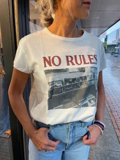 Set dames shirt 73260 No Rules wit