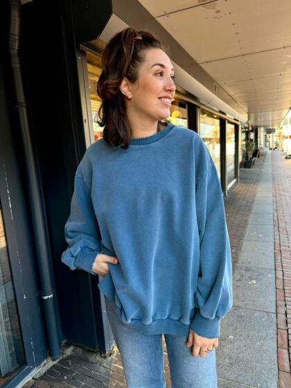 Ame Ulla oversized sweater Vintage Blue