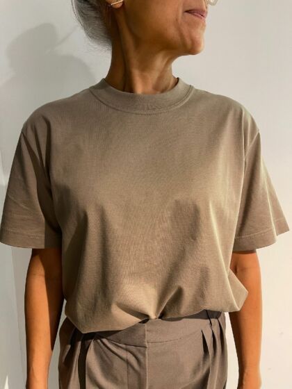 Samsoe dames Sienna T-Shirt Brindle