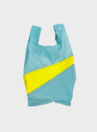 Susan Bijl shopping bag Medium Concept&Fluo Yellow