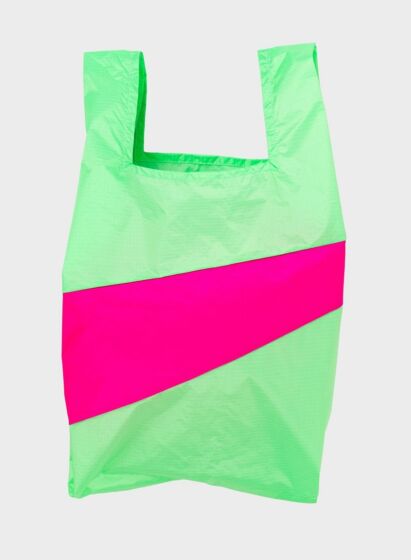 Susan Bijl shopping bag Large Error & Pretty Pink