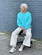 American Vintage sweater Zut03D turquoise